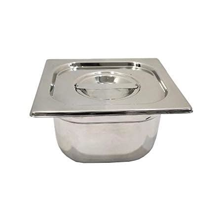 SAS Stainless Steel Gastronorm GN PAN 1/2 (4 Inch/100 mm) Deep With Lid ...