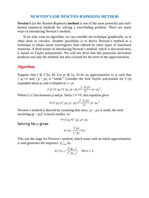 Image result for The Newton-Raphson Method