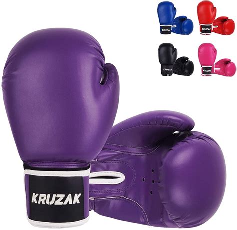 Buy Kruzak Plain Boxing Gloves for Sparring, Kickboxing, Muay Thai ...