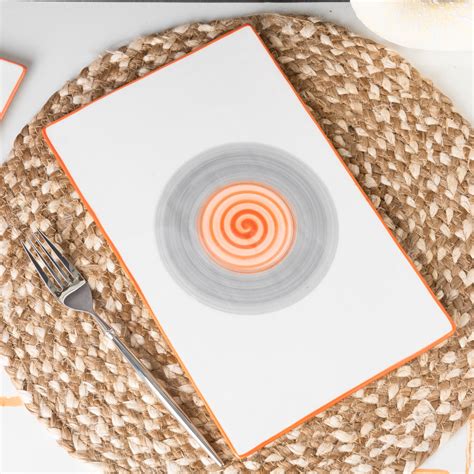 Rainbow Collection Flat Platter - Grey and Pink - 12 inch – Aardea