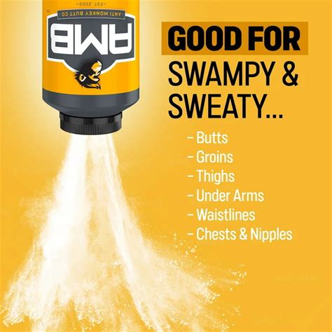 Anti Monkey Butt Anti Friction Body Powder With Calamine, 8 Oz