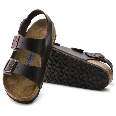 BIRKENSTOCK Milano Soft Footbed Smooth Leather Sandal - Amalfi Testa Di ...
