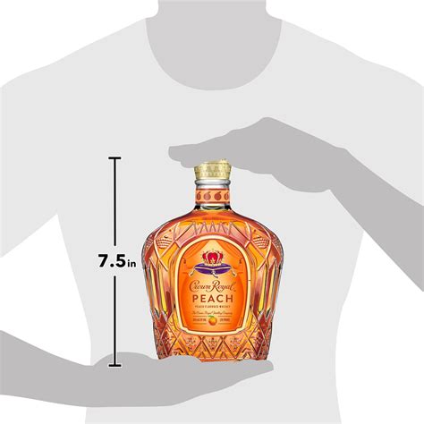 Crown Royal Peach Flavored Whisky, 750 mL, 35% ABV - Walmart.com