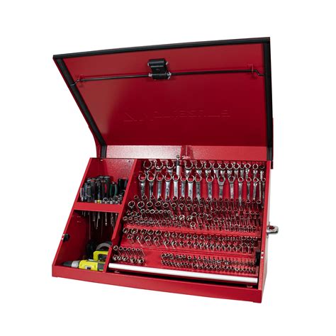 Red Toolbox With Tools