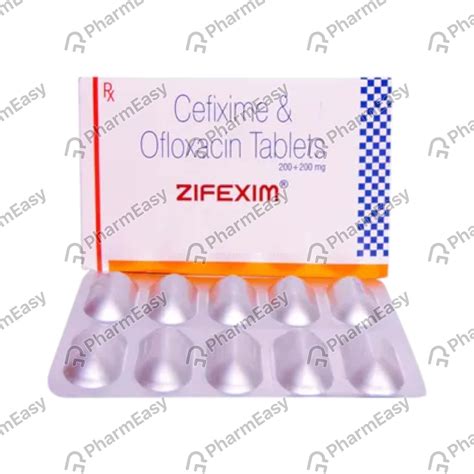 Zifexim Strip Of 10 Tablets: Uses, Side Effects, Price & Dosage | PharmEasy