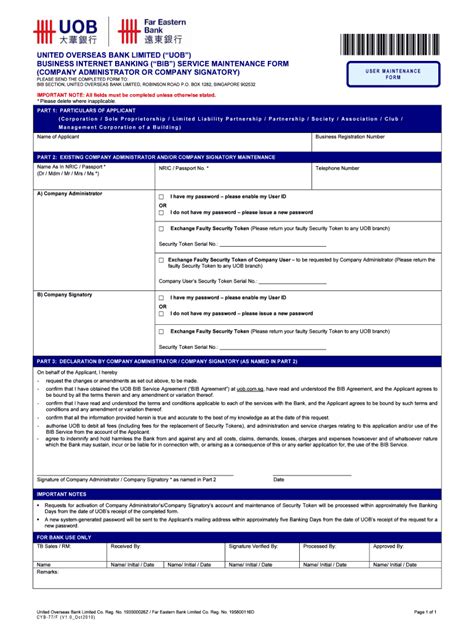 Uob Import Service - Fill Online, Printable, Fillable, Blank | pdfFiller