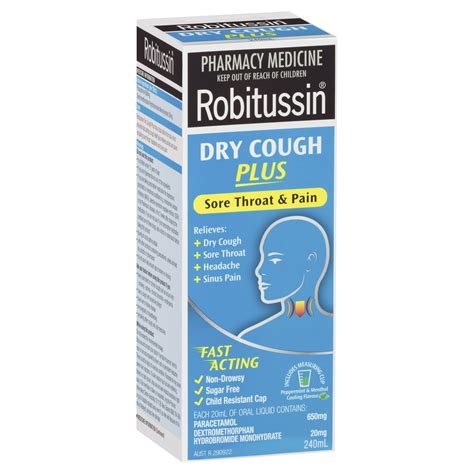 Robitussin Dry Cough Medicine