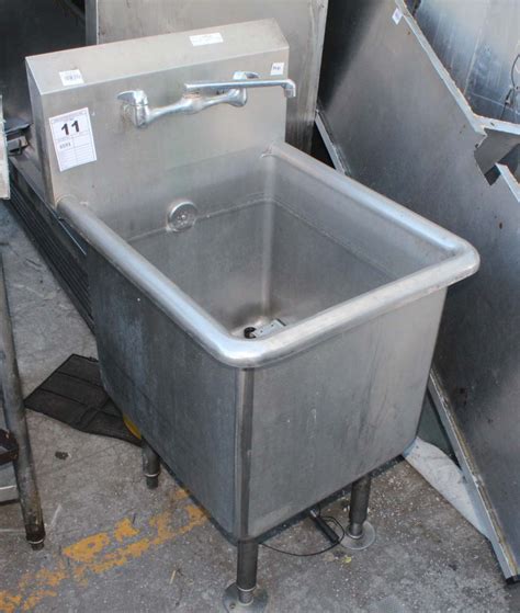 Stainless Steel Mop Sink - Stainless Steel Mop Sink | HMR Shop N' Bid