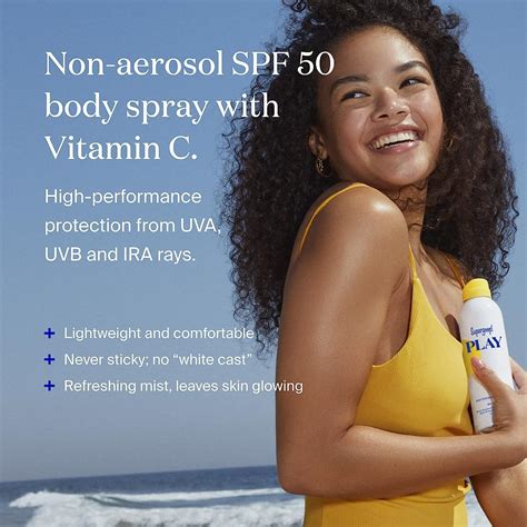 Supergoop! PLAY Antioxidant Body Mist SPF 50 PA++++ - 3 fl oz | Reef ...