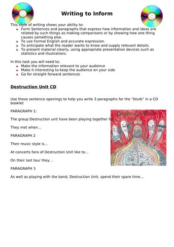 To Inform Short Text 的图像结果