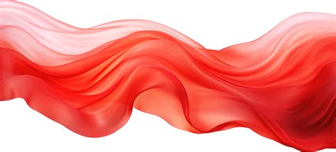 Red wave watercolor illustration. 26976511 PNG