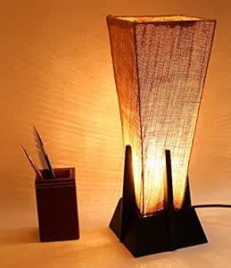 Buy Make in Modern 40W Pyramid Table Lamp Without Bulb, Black And ...