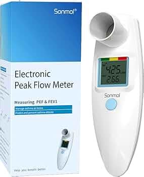 Sonmol Digital Spirometer-Peak Flow Meter that can measure PEF, FEV1 ...
