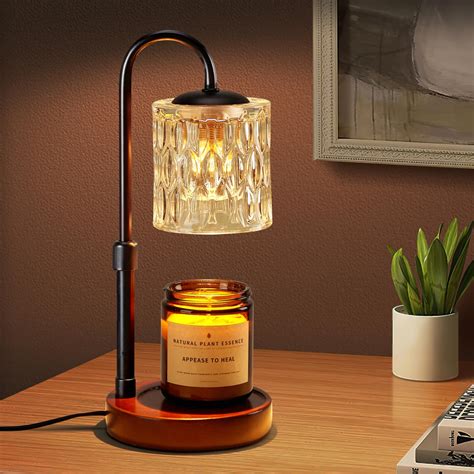 Briever Dimmable Candle Warmer Lamp With Timer, Height Adjustable ...