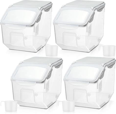 Amazon.com: Sunnyray Airtight Food Storage Container Bin Rice Grain ...