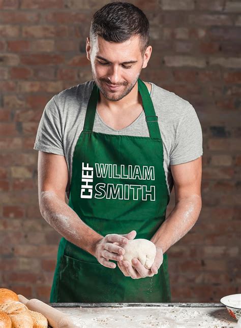 Customizable Chef Apron Father Christmas Gift Personalized Mens Gifts ...