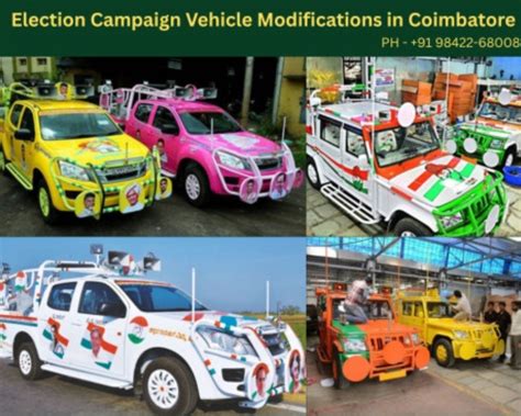 Election Campaign Vehicle Modification in Coimbatore - Jeep Club