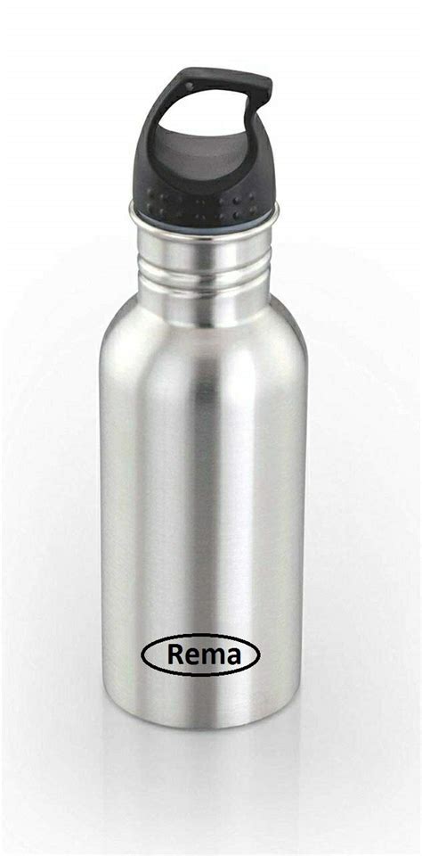 Rema - Stainless Steel 500 ml Fridge Water Bottle (500ml) : Amazon.in ...