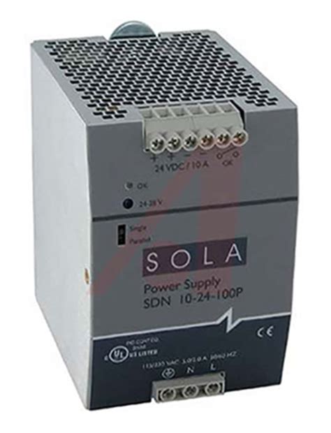 SDN10-24-100P SolaHD | SolaHD SDN-P Switched Mode DIN Rail Power Supply ...