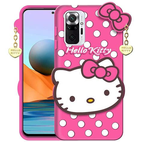 Hello Kitty Cartoon Phone Cover For Redmi Note 10 Pro Back Case ...
