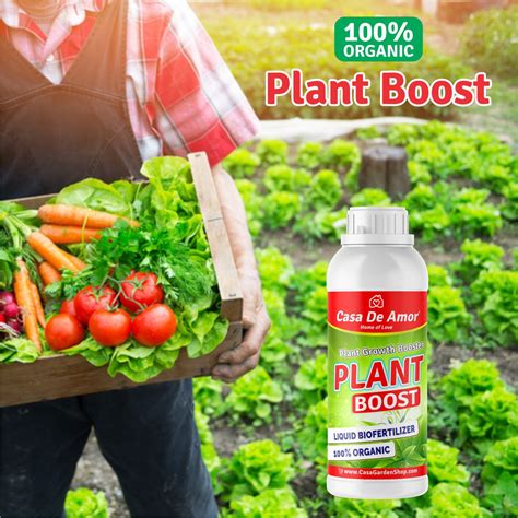 Plant Boost Liquid Bio fertilizer, Organic, For All Plants – Casa De Amor