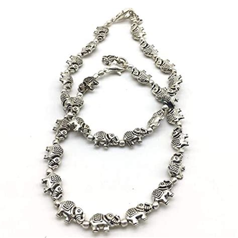 Traditional Indian Style Oxidised German Silver Plated Sterling-silver ...