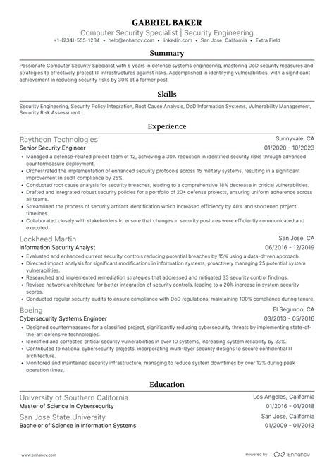 Computer Engineer Resume Examples 的图像结果