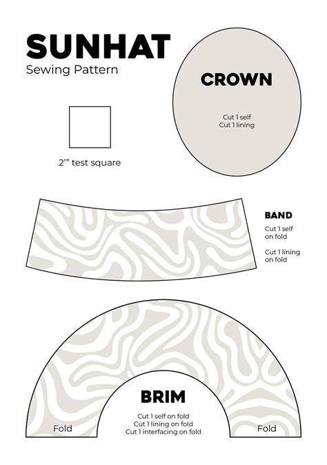 Printable Hat Patterns 的图像结果