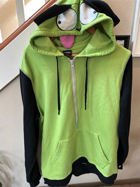 Invader Zim Gir Hoodie With Ears