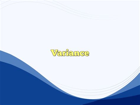 Variance Definition 的图像结果