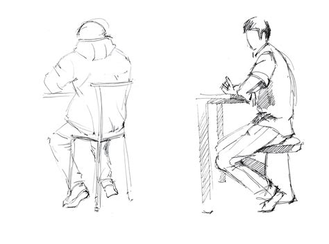 Sketches of People on Behance