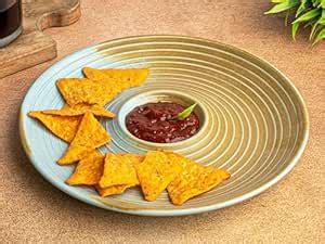 Buy Bodhi House Ceramic Chip and Dip Platter – Perfect Serving Platter ...