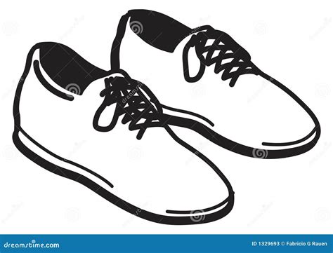 Pair of shoes stock illustration. Illustration of pair - 1329693