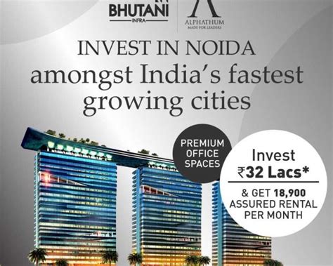 Lockable Office Space In Alphathum Bhutani Sector Office Space for Sale ...