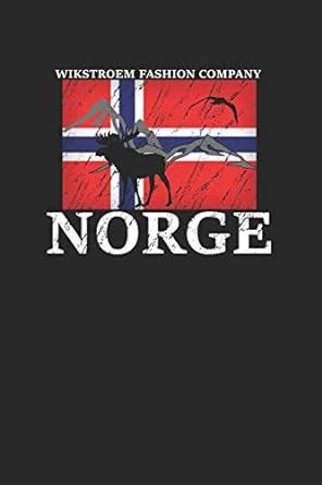 Amazon.in: Buy Wikstroem - Notes: Norwegen Flagge Berge Elch used look ...