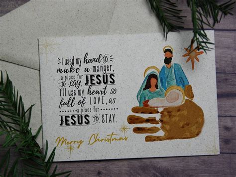 Jesus Nativity Scene Poem Christ is Born Baby Jesus - Etsy