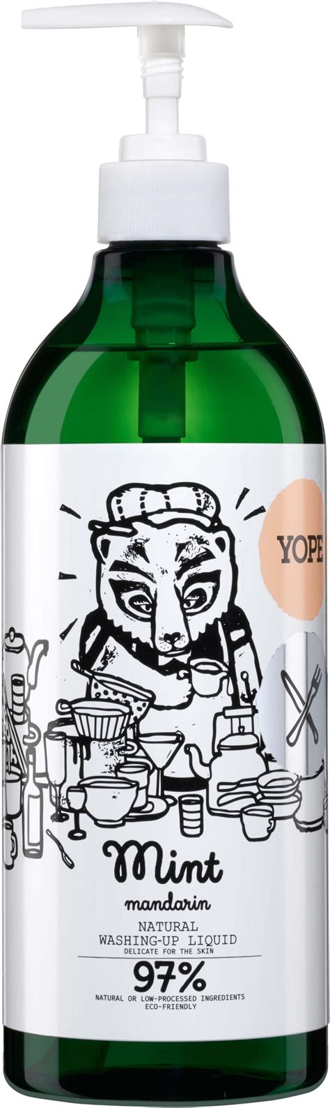 YOPE Kitchen Natural Washing-Up Liquid Mint & Mandarin 750 ml | lyko.com