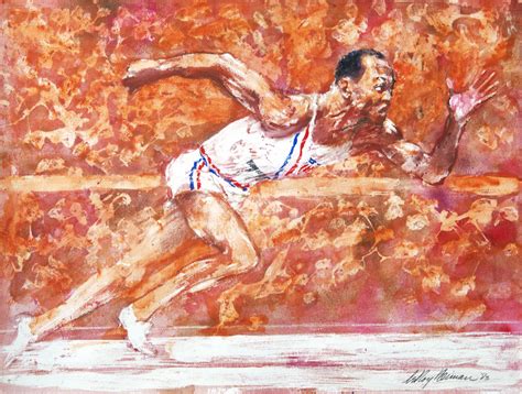 Jesse Owens - LeRoy Neiman