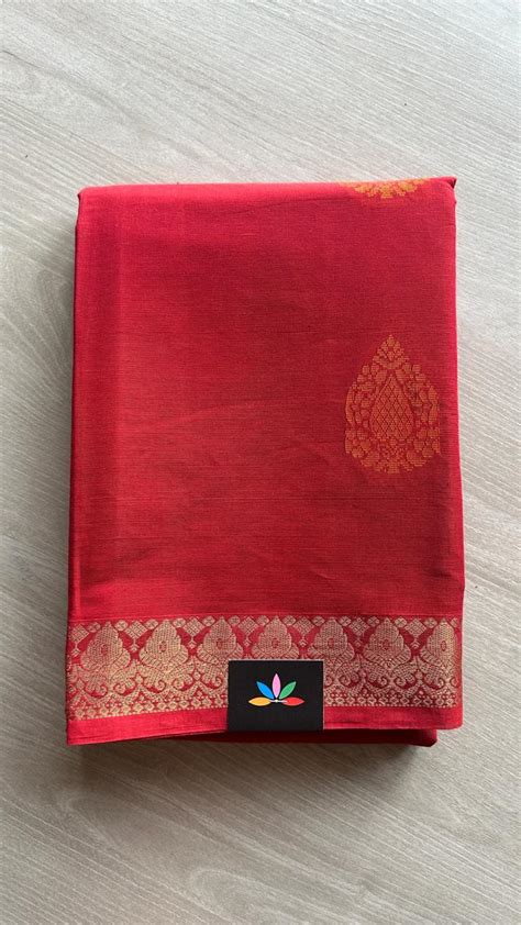 The Heritage Edit – Woven Butta Cotton Saree -25385 – FABK