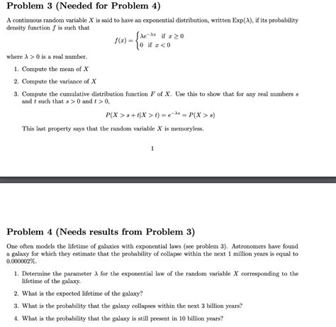 Image result for Continuous Random Variable Problem and Solution