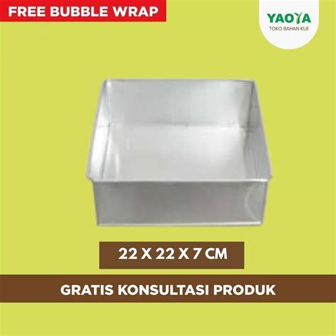 Jual LOYANG ALUMINIUM SEGI 22 x 22 x 7 CM | Shopee Indonesia