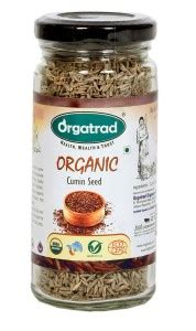 Orgatrad Organic Whole Cumin Seeds | Sabut Jeera | Jira | Whole Indian ...