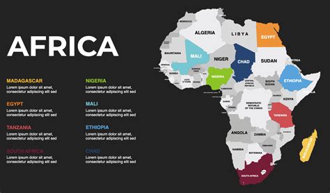 Africa Infographics Map editable PPT & Keynote