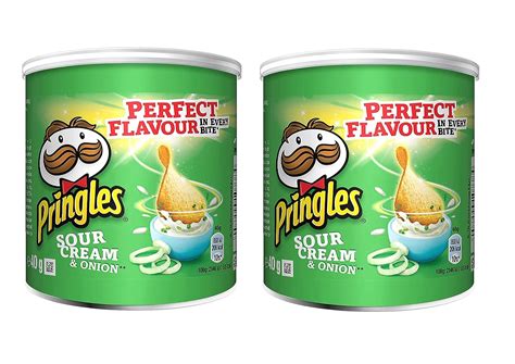 Pringles Sour Cream & Onion Pop & Go Potato Chips 40g (Pack of 2 ...