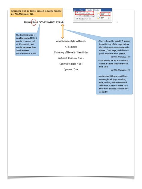 Image result for APA Style Paper Example PDF