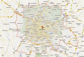 Image result for Bangalore in India Map