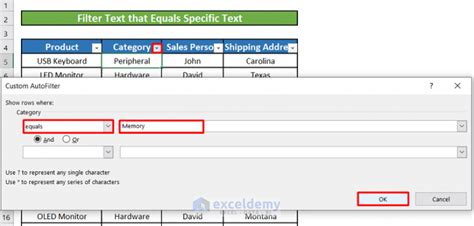 Image result for Interactive Text Box Filter in Excel