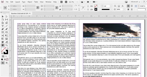 Image result for Baseline Grid InDesign