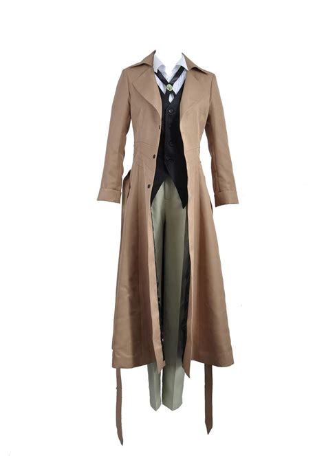 Buy Cos-Animefly Anime Bungo Stray Dogs Osamu Dazai Cosplay Costume ...