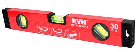 KVN Spirit Levels 3 Vial with Magnet (30 cm, Red) : Amazon.in: Home ...